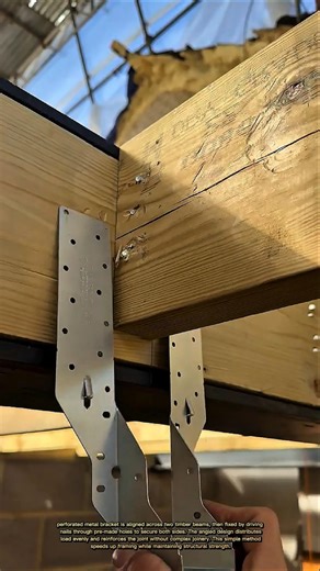 Smart Metal Bracket Trick That Installs Strong Wood Joints Fast! 🔩🔥
