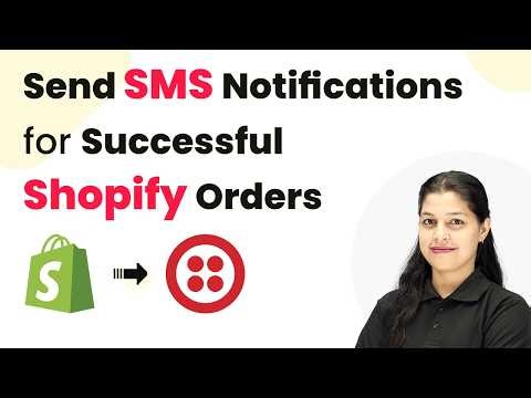 Send SMS Notifications for Successful Shopify Orders Automatically