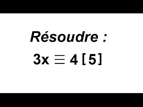 Solving equations with congruences