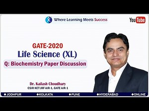 GATE LIFE SCIENCE 2020 Paper Discussion : Section XL- Q: Biochemistry