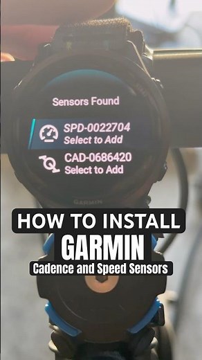 How to Install ‪@Garmin‬ Cadence and Speed Sensors