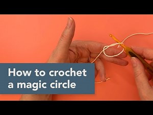 How to crochet a magic circle
