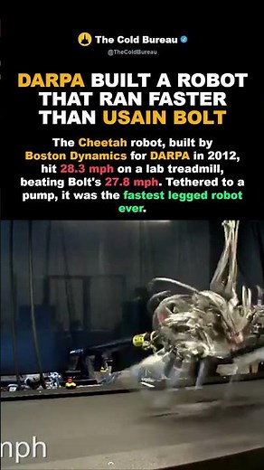 DARPA Built A Robot That Ran Faster Than Usain Bolt