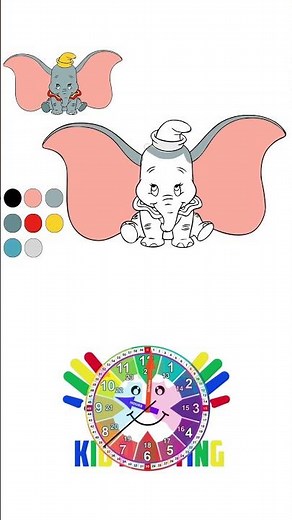 DUMBO THE LITTLE ELEPHANT PAINTING | EASY ART