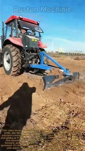 Achieve a Perfect Grade Every Time with This 360-Degree Swivel Grader Blade