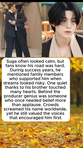 BTS Suga Thanked His Brother Quietly