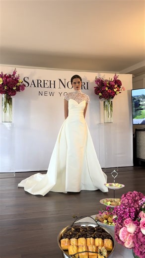 Can you picture yourself walking down the aisle in @SarehNouri 😍😍👰🏻‍♀️ #bridaltrends #weddingdresses #njbrides #fyp #weddinginspo2026
