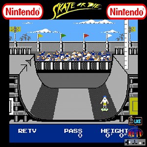 Skate Or Die Full Events #videogames #retrogaming #nintendo #arcade #8bit #classics | Retro-Entertainment TV