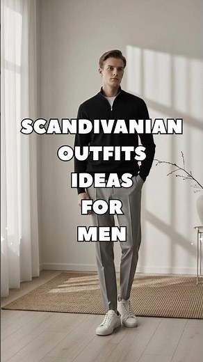5 Scandinavian Minimal Outfits for Men 2026 ❄️ Clean & Simple