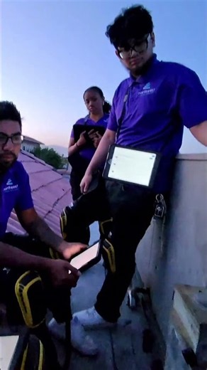 Rooftop HVAC training! 🔥❄️🔧 #lasvegas #college