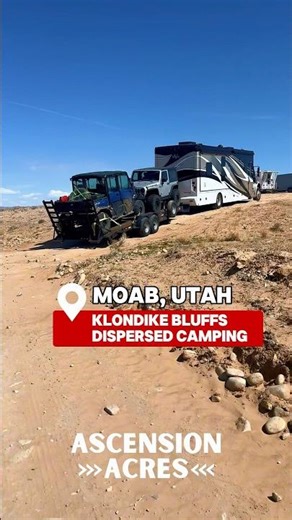 Moab, Utah and Boondocking at Klondike Bluffs Dispersed Camping #boondocking #moab #rvtravel #rving