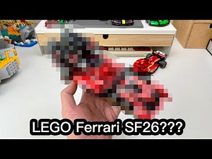 I built the Ferrari SF-26 using LEGO Bricks