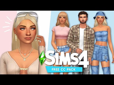 MUST HAVE NEW *FREE* PACK! 🤍 | Sims 4 Custom Content Showcase