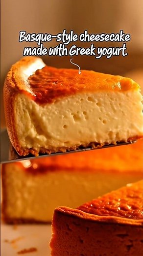 Greek Yogurt Cheesecake #dessert #recipe