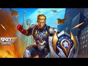 A top-down space shooter game where players pilot a spaceship to protect Earth from alien invaders