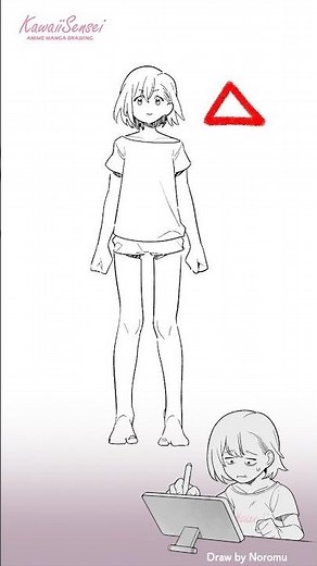Tips for drawing natural standing poses 🥳 #illustration #arttips