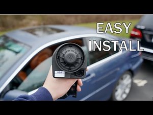 Como instalar o sistema de alarme na BMW Série 3.