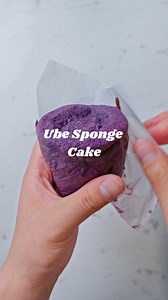 Fluffy Ube Sponge Cake 💜 Recipe ⬇️ | Frankhubakes