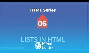 Mind Luster - Learn HTML series Lecture 6 Lists in HTML