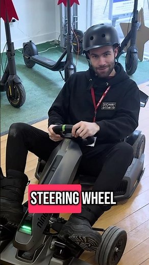 POV: You want to steer on the Segway-Ninebot GoKart Pro 🏎️🏁 #segway #ninebot #gokart #tutorial