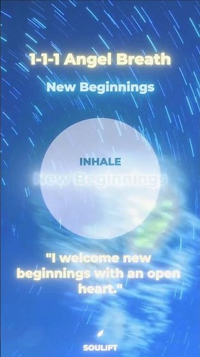Starting over? 🍁 Do this 111 Breathing exercise to get on your way!