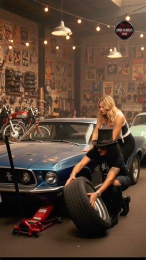 Slash's daily life with his girlfriend #gunsnroses #slash