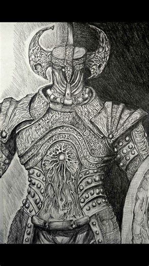 egg on Instagram: "The Crucible Knight #drawing #art #artist #sketch #eldenring"