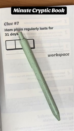 31-Day Challenge with Minute Cryptic Puzzles