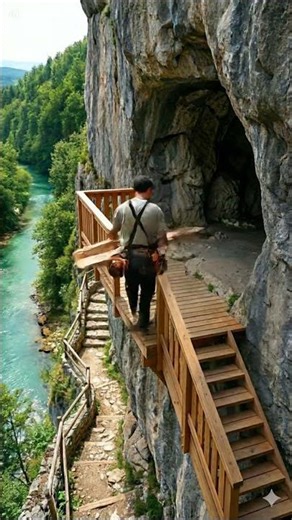 Building a Mountain Cabin with the Perfect Lake View #cabin #survival #primitivebuild #forestbuild