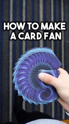 How to Make a Card Fan - Tutorial #magic #cardtrick #tutorial #magician #fan