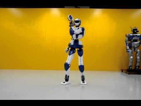 HRP-4 robot can strike a pose, pour drinks