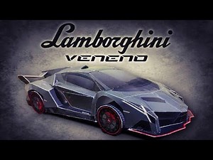 Papercraft Lamborghini Veneno