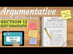 How To Write An Argumentative Essay: Body Paragraphs