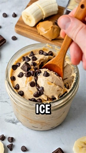 Banana Nice Cream 😋 #recipe #icecream