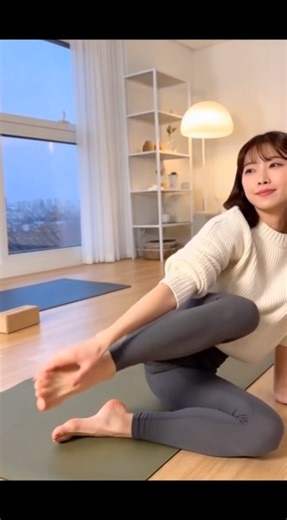 집에서 요가 동작으로 힐링중..♡ Healing with yoga poses at home. ♡ #요가 #요가강사 #korean #fyp #foryou