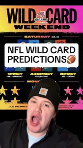NFL WILD CARD PREDICTIONS🤣🏈 #PlayoffUnderdog #nfl #football #nflplayoffs #funny | thedrewallen_