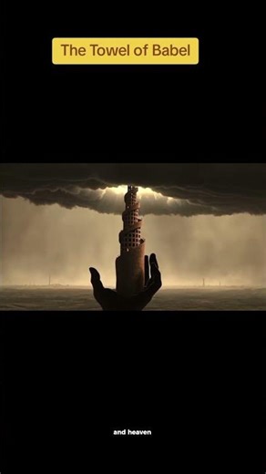 The Tower Of Babel | The day human pride reached heaven. #biblestory #towerofbabel #history #shorts