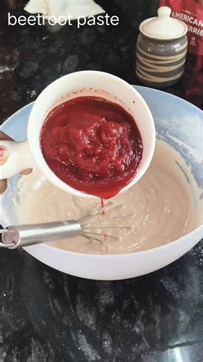 Beetroot cake recipe🥧# soft and sponge# No oven No eggs# youtube shorts# viral