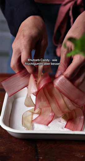 Rhabarber-Candy: natürliche Fruchtgummi-Alternative selber machen