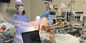 Man plays trombone during brain surgery