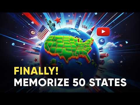 Memorize 50 US States in 15 min (Easily Learn All 50!)
