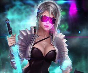 Ciri Cyberpunk Live Wallpaper