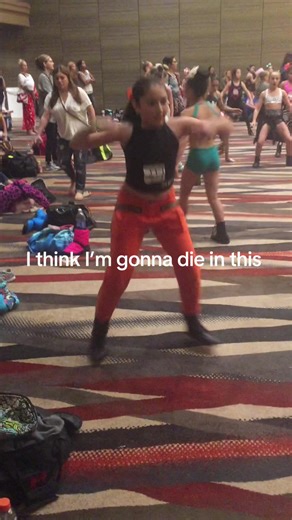 Fighting for my life in the mini convention room. (Still got called out somehow. Also still won a scholarship… somehow)