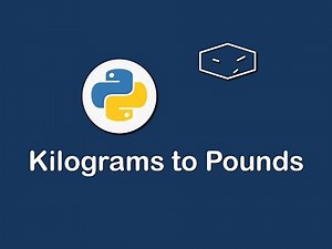 kilograms to pounds in python 😀