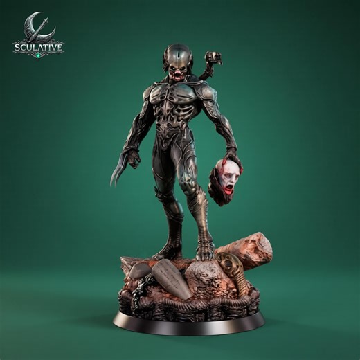 Alien Hunter Creature STL File for 3D Printing | 250mm Scale Sci-fi Horror Statue | Resin Model | High Detail Monster Figurine - Etsy UK