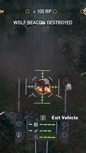 EASY WAY to Destroy Wolf Beacons! 🚀🐺#shorts #farcry5 #gaming