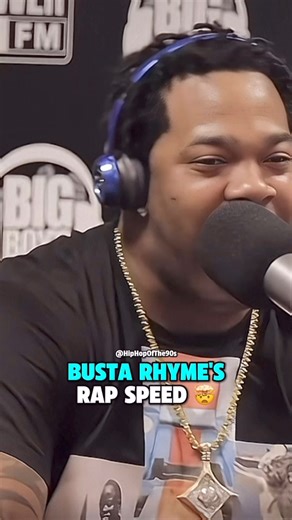 Busta Rhymes raps insanely fast 🔥🎶 | 🎥 Via: Power 106 Los Angeles / Big Boy | Hip Hop Of The 90s