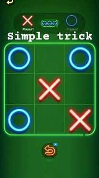 simple trick to win 🏆 tic-tac-toe