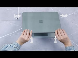 How to Install and Remove Snap-On Case for Surface Laptop with Metal Keyboard | Fintie