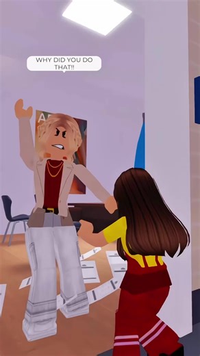 RICH GIRL MADE PRINCIPAL HATE ME FOR SOMETHING I DIDNT DO | Roblox story#roblox #shorts #robloxedit